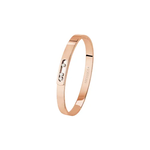 Pulseira Move Noa ouro rosa com diamantes