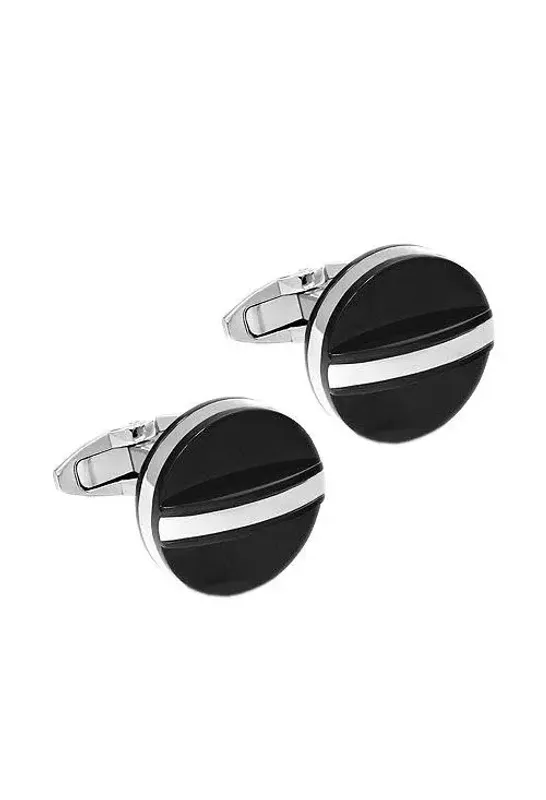 Marcolino Cufflinks, Stainless Steel AM-031C