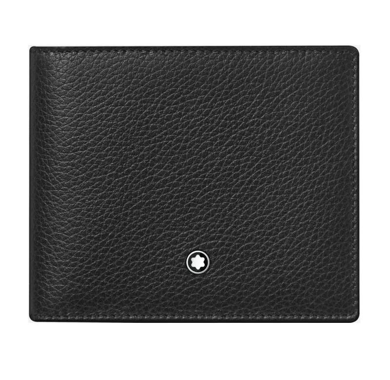 Montblanc Meisterstuck Soft Grain Wallet 6cc Black 126250 Marcolino