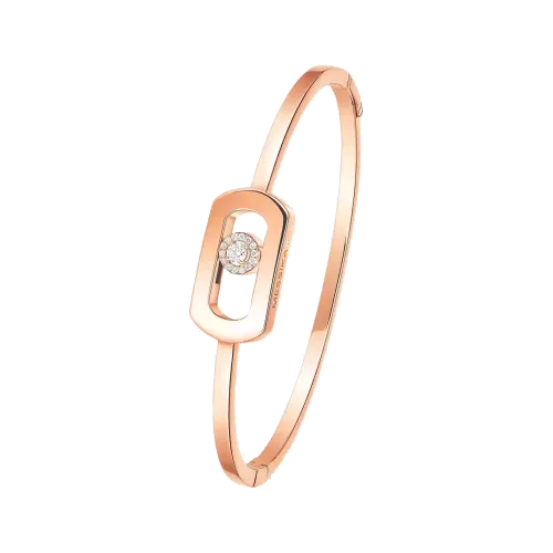 Imagem Pulseira So Move Ouro Rosa com Diamantes