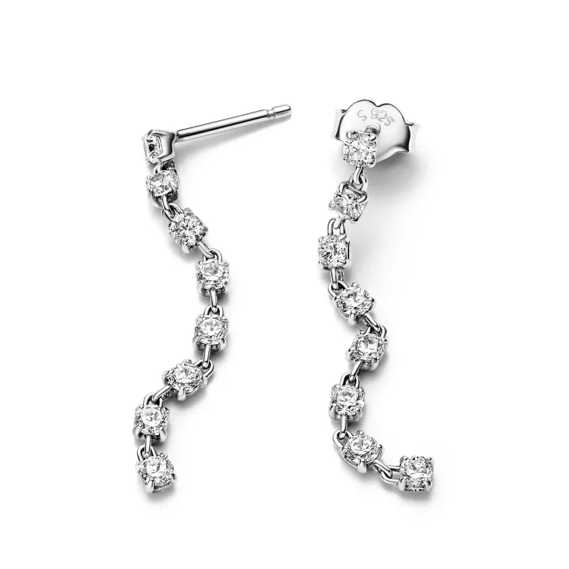 Pandora Brincos Sparkling Eight 293159C01