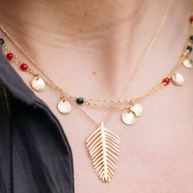 Mesh Necklace prata COL0227D