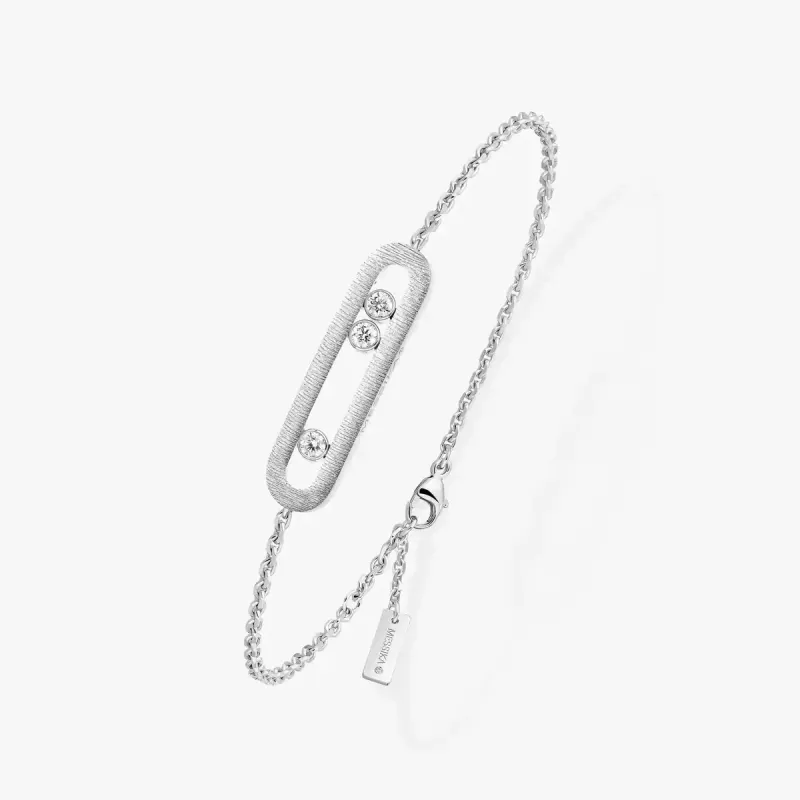Messika Pulseira de Ouro Branco PU.14586.WG