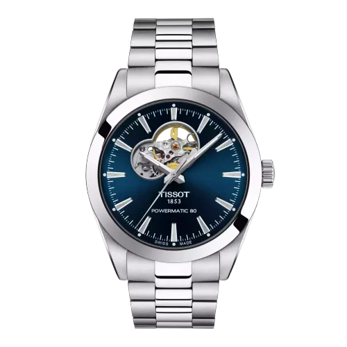 Image TISSOT GENTLEMAN OP.HEART P80 blue/stl