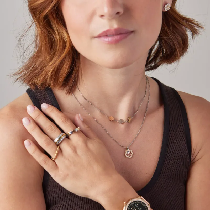 One Watch Smartwatch One Mini Spark Rose Gold Mesh OSW9811RM51L