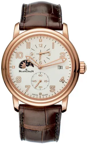 Image Blancpain Léman Time Zone Ouro Rosa