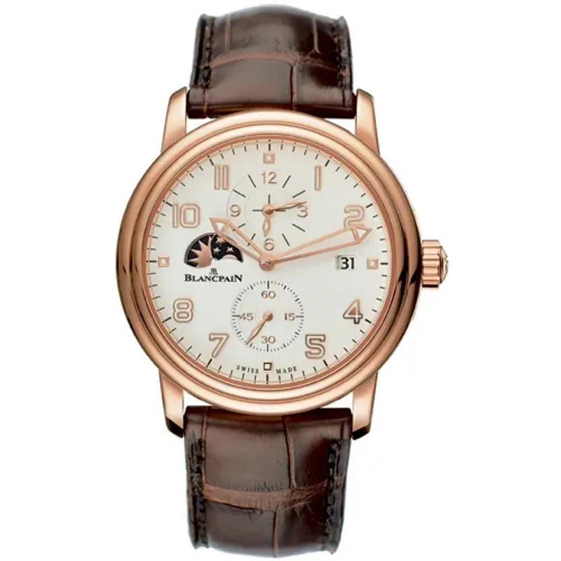 Blancpain Blancpain Léman Time Zone Ouro Rosa 2860-3642-53B
