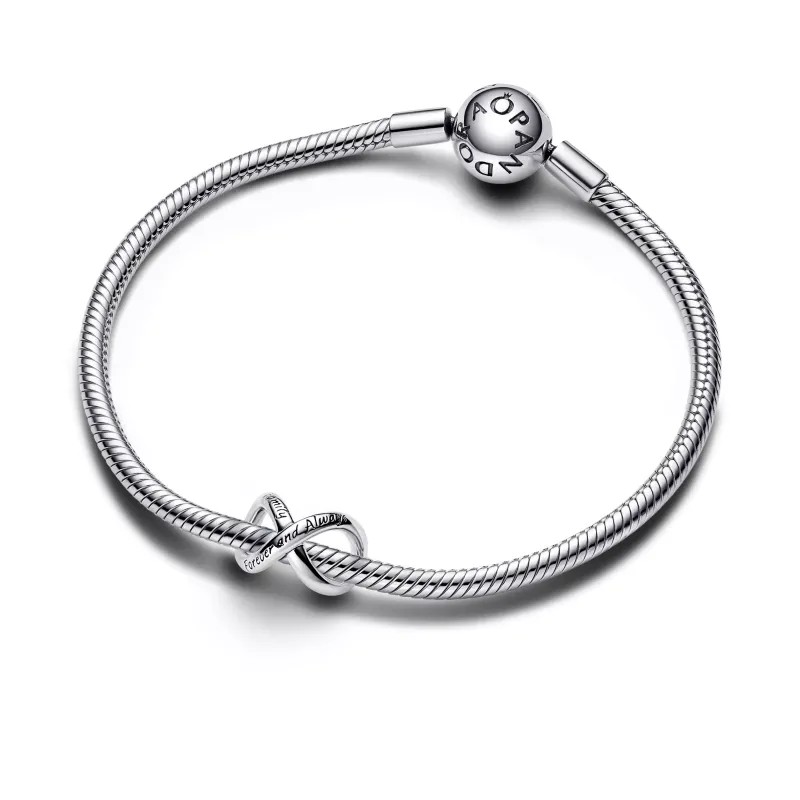 Pandora Infinity symbol sterling silver charm 793243C00