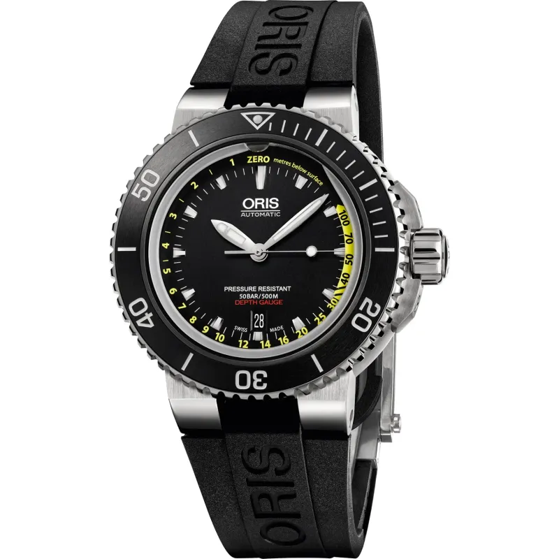 Oris Aquis Depth Gauge OR733.7675.4154SET