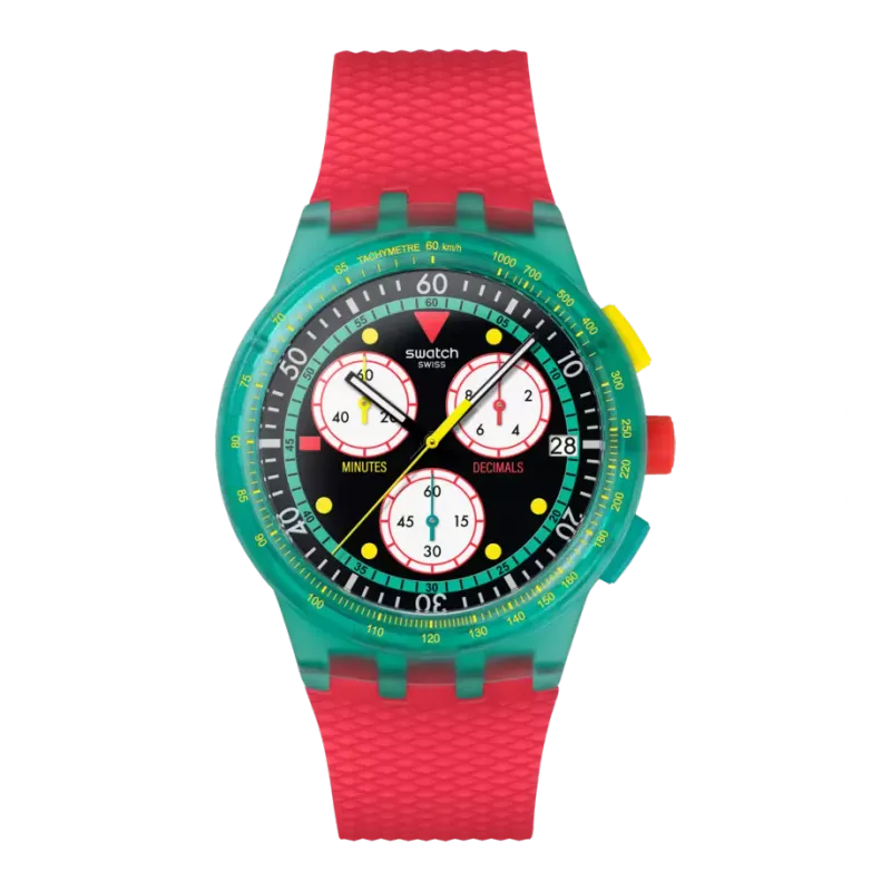 Swatch FW25 - SWATCH NEON EMERALD CHRONO SUSG409