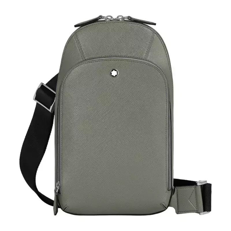 Montblanc Bolsa Transversal Sartorial Medium Grey 199369