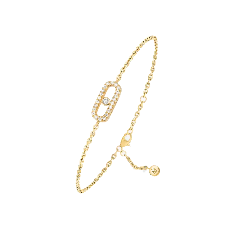 Messika Messika Care(s) Diamond Pavé Bracelet in Yellow Gold PU.12075.YG
