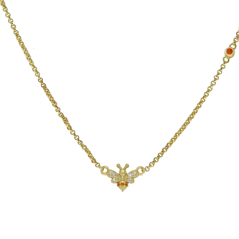 Lollipop COLAR DOURADO ABELHA KCGA0372-DO