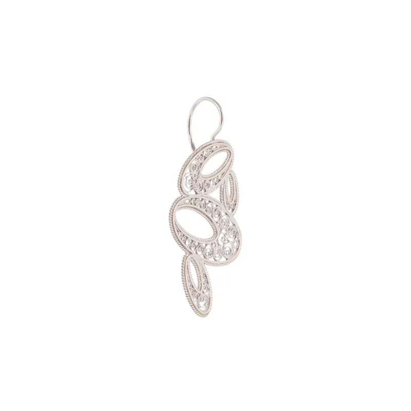 Marcolino Brincos de Filigrana em Prata 0143.P