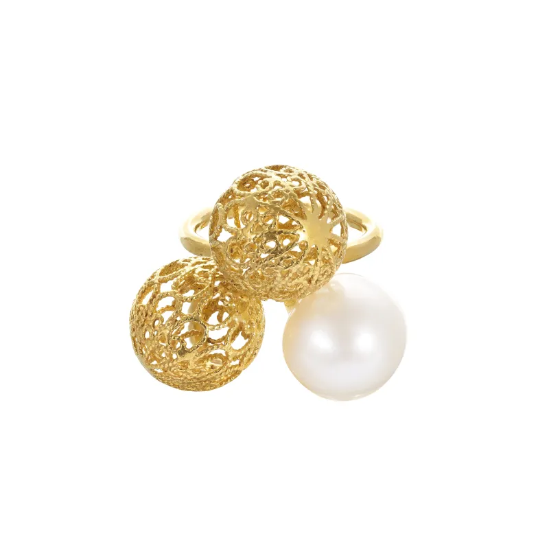 Marcolino Anel Ouro Amarelo 18AN-OA1013P-090