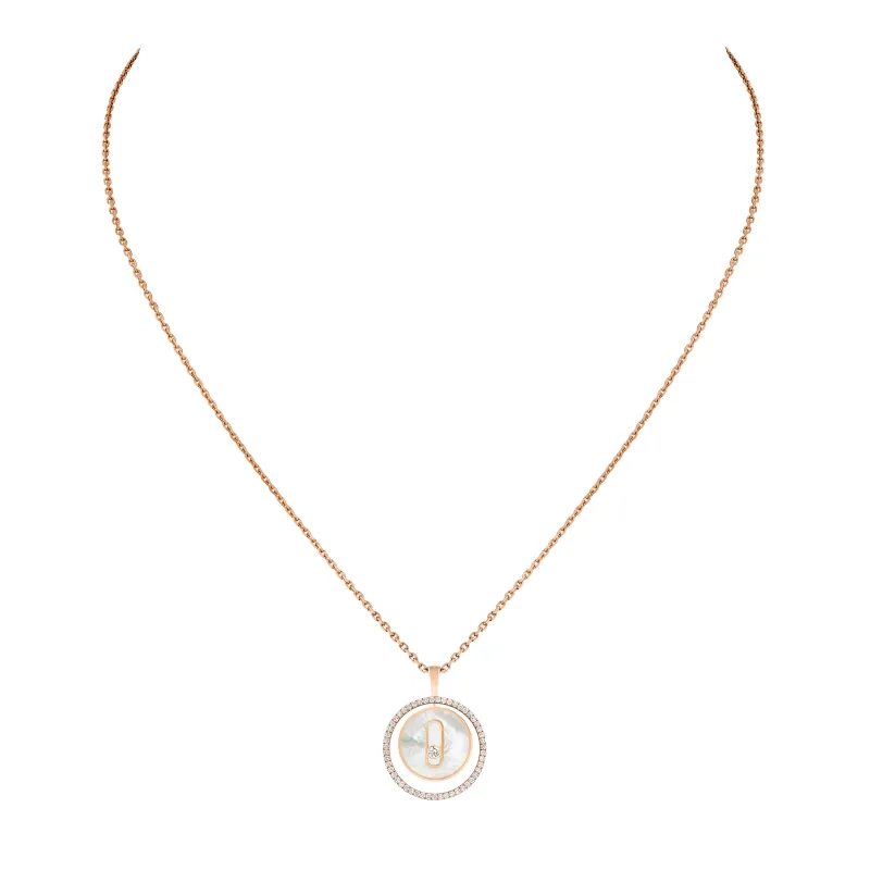 Messika Rose Gold Necklace with Diamonds MEK.33.FI.11650.PG