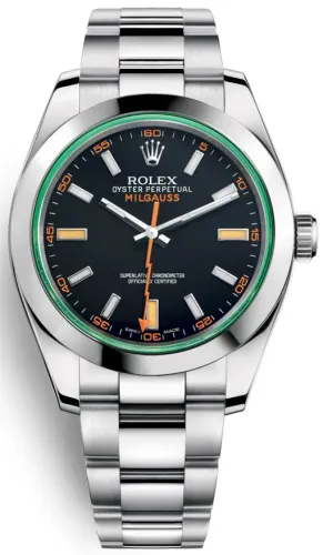 Imagem Rolex Milgauss Aço Vidro Verde