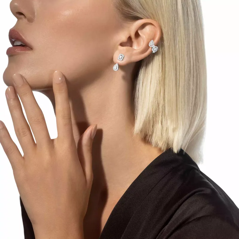 Messika White gold diamond earrings BR.06504.WG