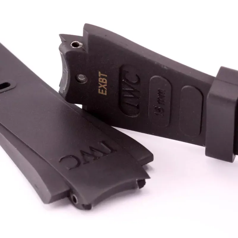 Iwc Schaffhausen Pulseira Silicone Preta IWA15881