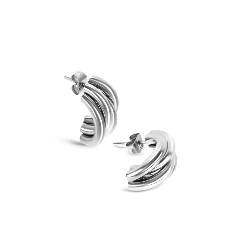 One Serene Silver Earrings OJEEP11S