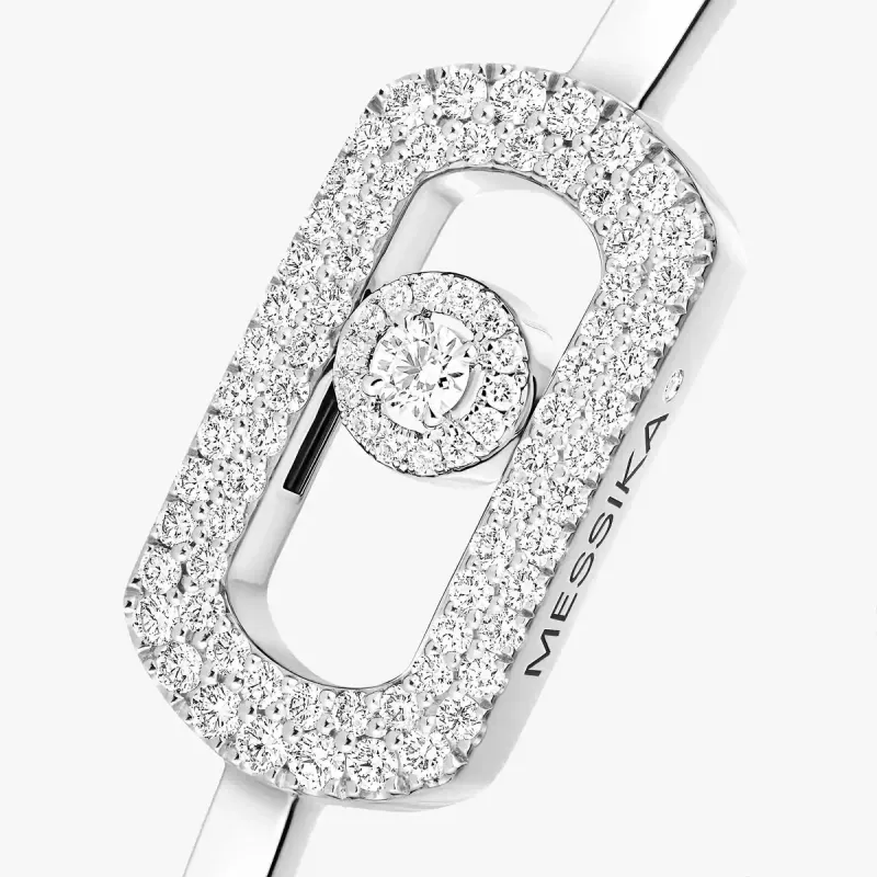 Messika Pulseira de Diamante em Ouro Branco PU13428WGMEDIUM