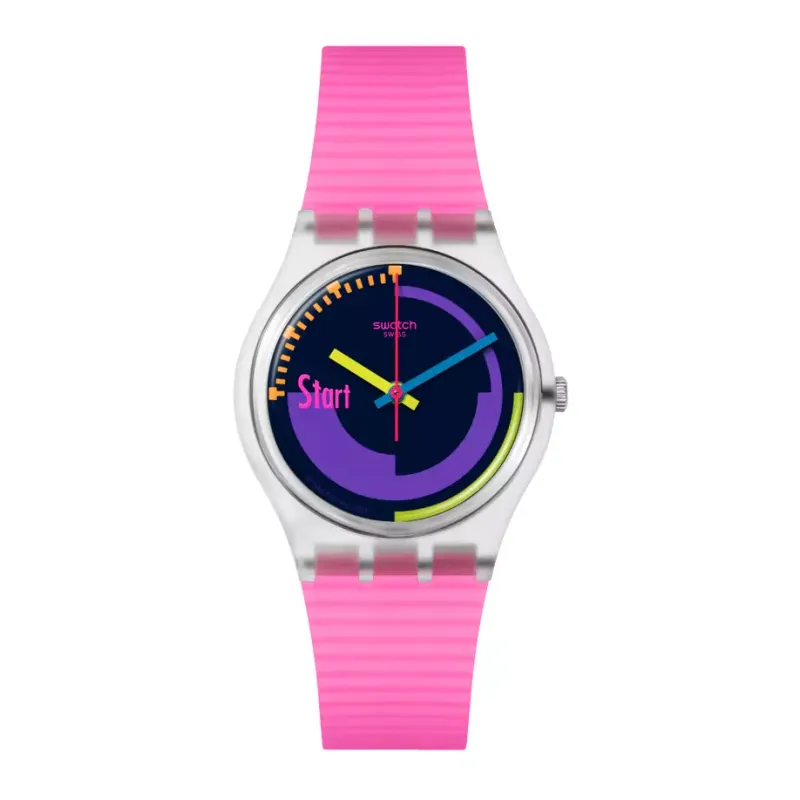 Swatch NEON PINK PODIUM SO28K111