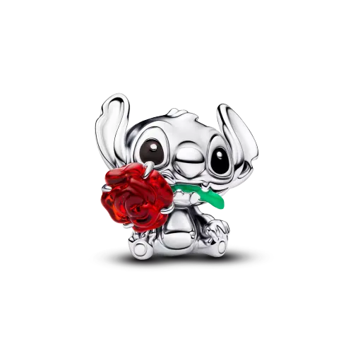 Image Conta Stitch com Rosa Vermelha