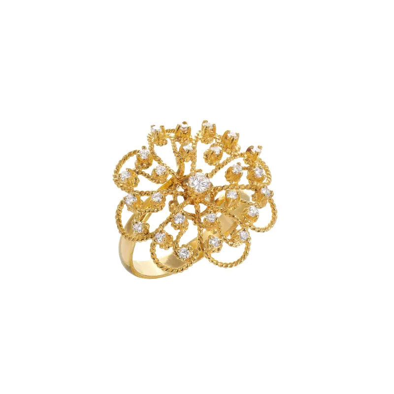 Marcolino Yellow Gold Ring 13AN-OA0003BRT