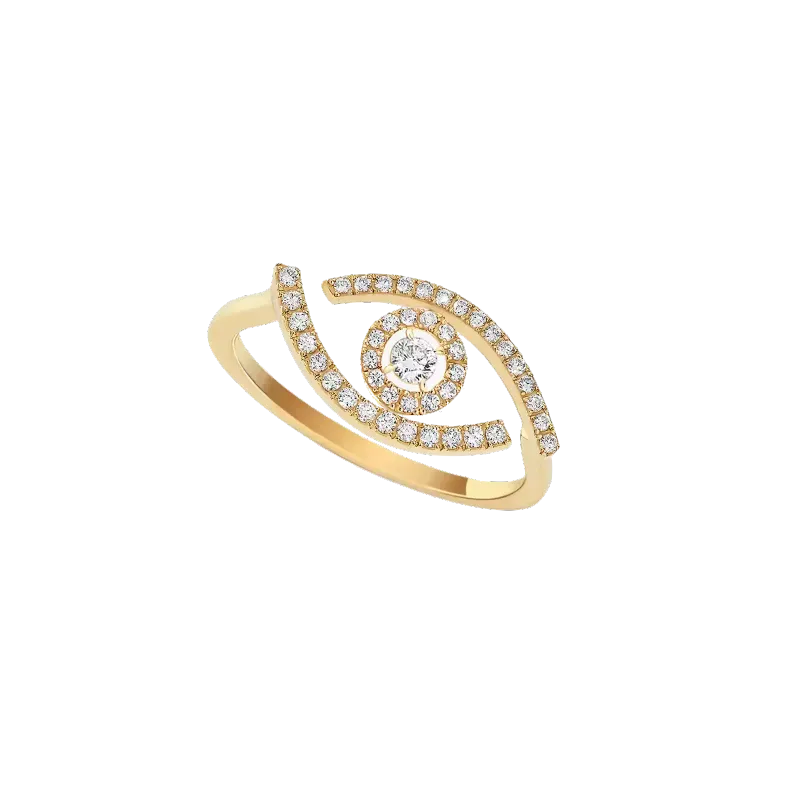 Messika Anel Lucky Eye Ouro Amarelo com Diamantes MEK35AN10037YG53